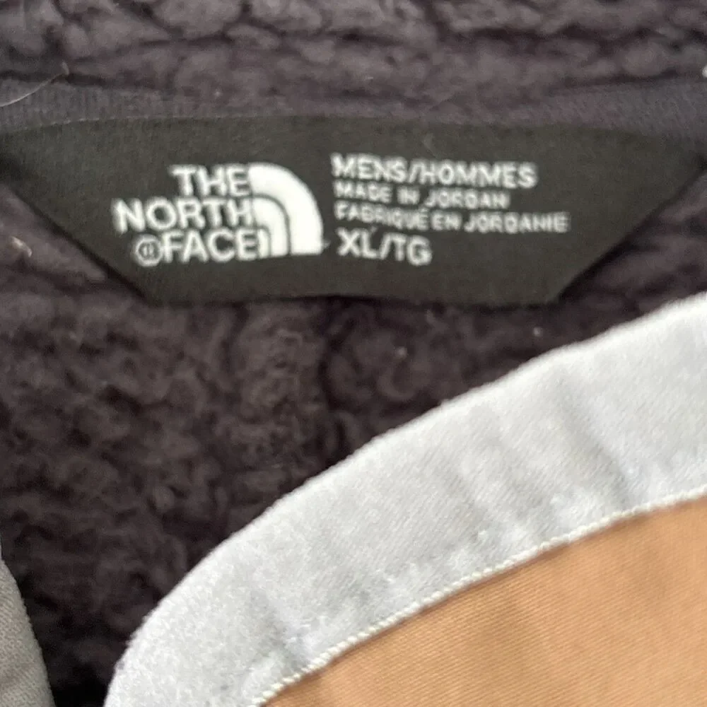 The North Face Men's Fleece Sherpa Campshire Retro Vest British Khaki Black XL
